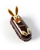 Eclair mit Schokoladenhase
