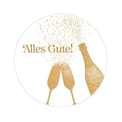 Alles gute aufleger set
