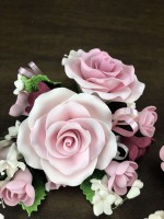 Zuckerblumenbouquet rosa Rosen Maxi 