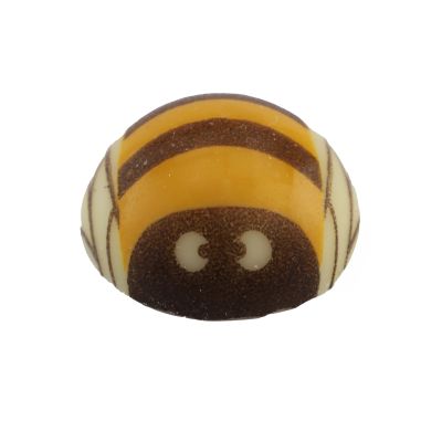 Schokoladendeko 3D Hummel weiße Schokolade
